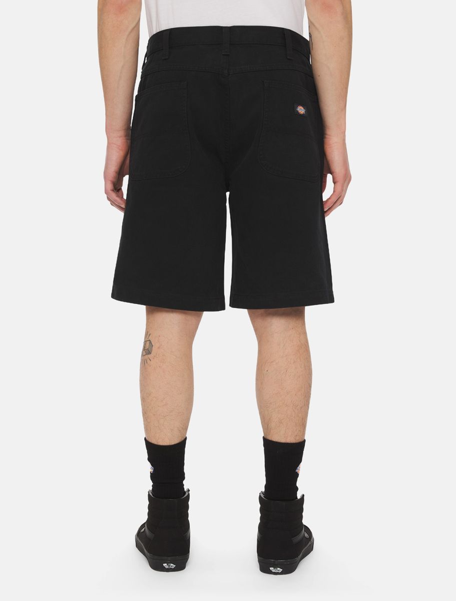 dickies bermuda chap duck canvas black