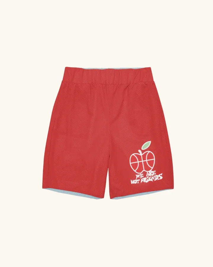 we are not friends bermuda reversible basketball
