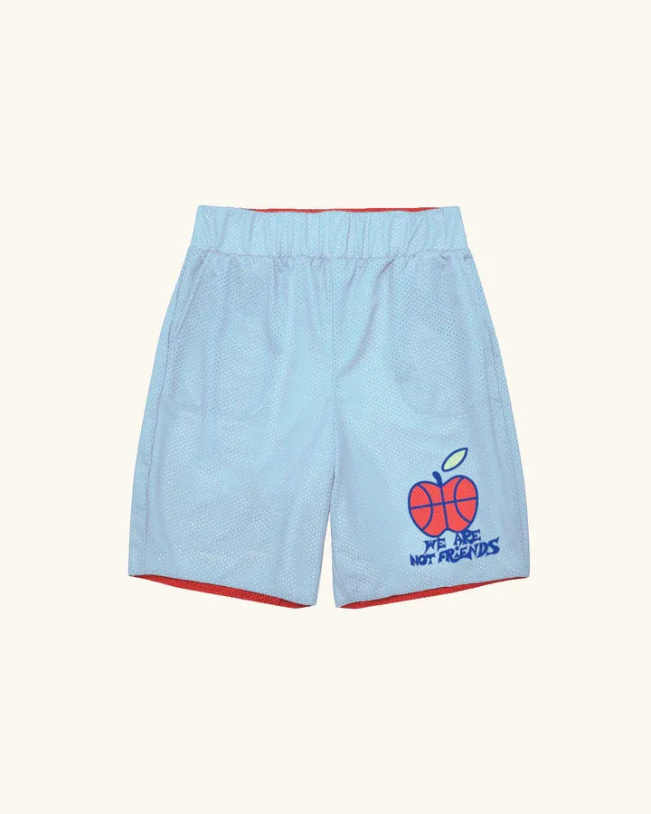 we are not friends bermuda reversible basketball