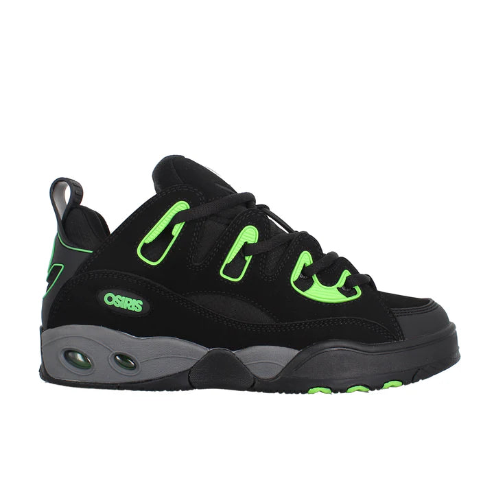 osiris zapatilla d3 e black charcoal green