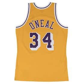 mitchell & ness camiseta la lakers shaquile oneal 1996-97