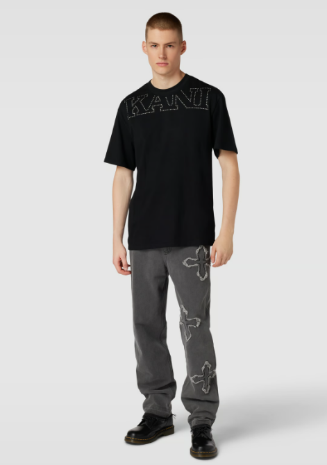 karl kani camiseta logo negro