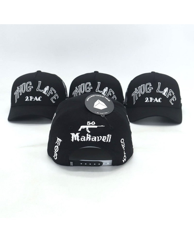 Block Limited gorra Thug Life Tattoos Limited Snapback - Black/White