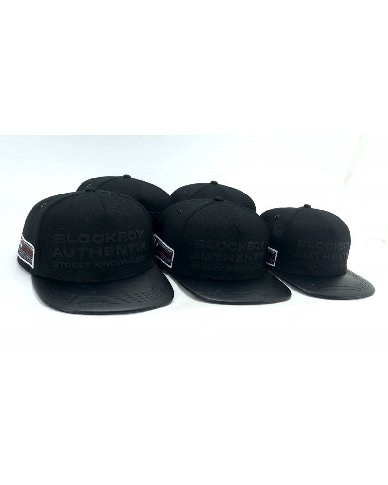 Block Limited gorra BlockBoy Authentik Limited Snapback - Black/Red/P.U Leather