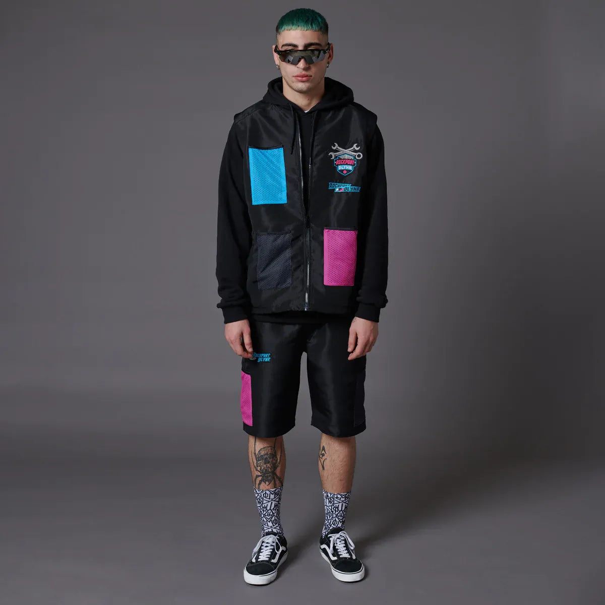 Dolly noire x kidd keo pantalon grease monkey