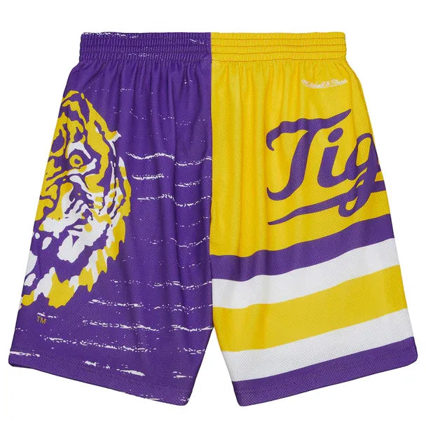 Mitchell & Ness bermuda LSU Tigers Round Vault Jumbotron 3.0 Sublimated Pocket