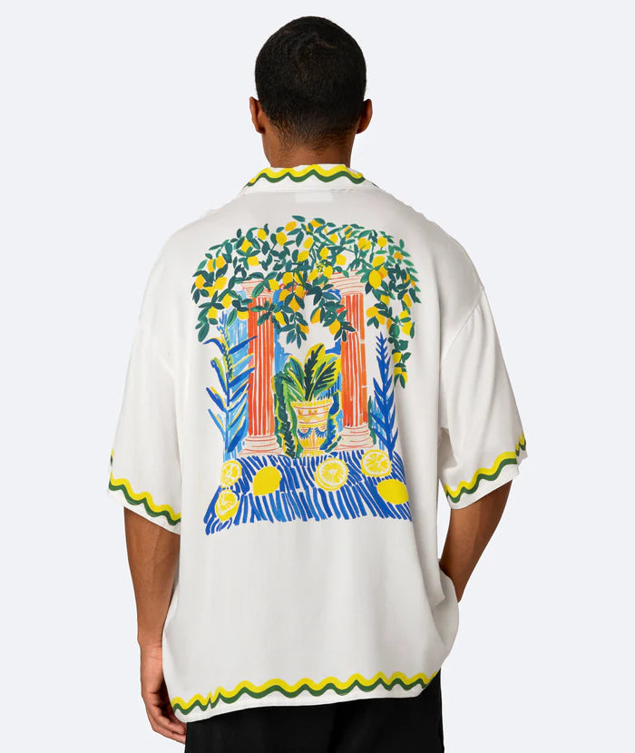 on vacation camisa lemon resort shirt multi