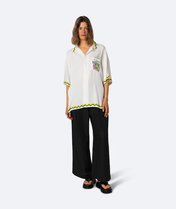 on vacation camisa lemon resort shirt multi