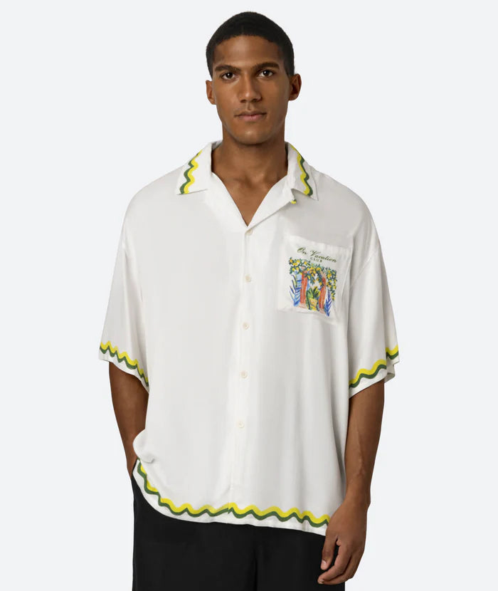 on vacation camisa lemon resort shirt multi