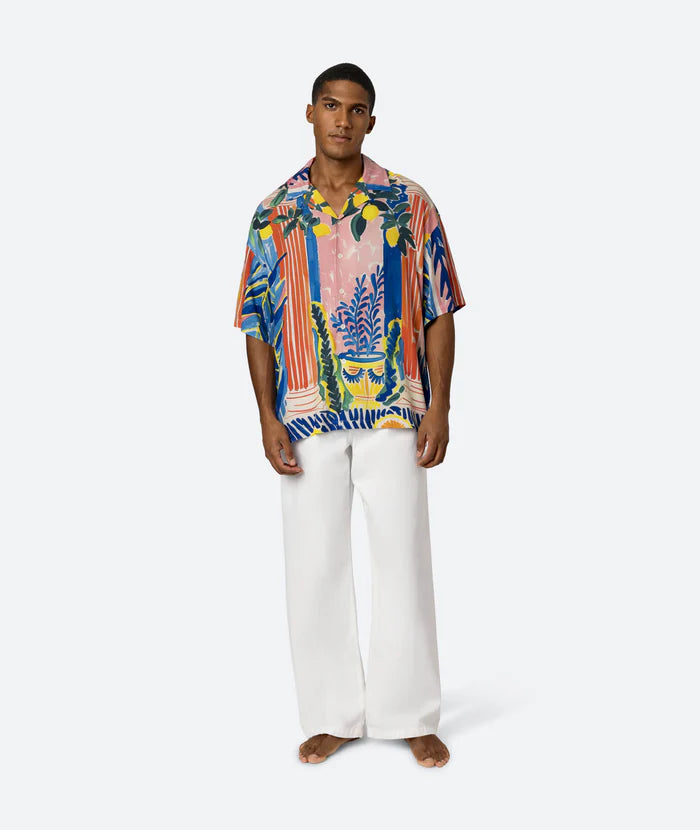 on vacation camisa santorini shirt multi