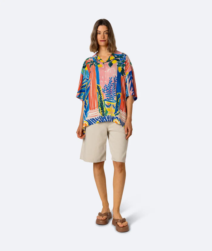 on vacation camisa santorini shirt multi