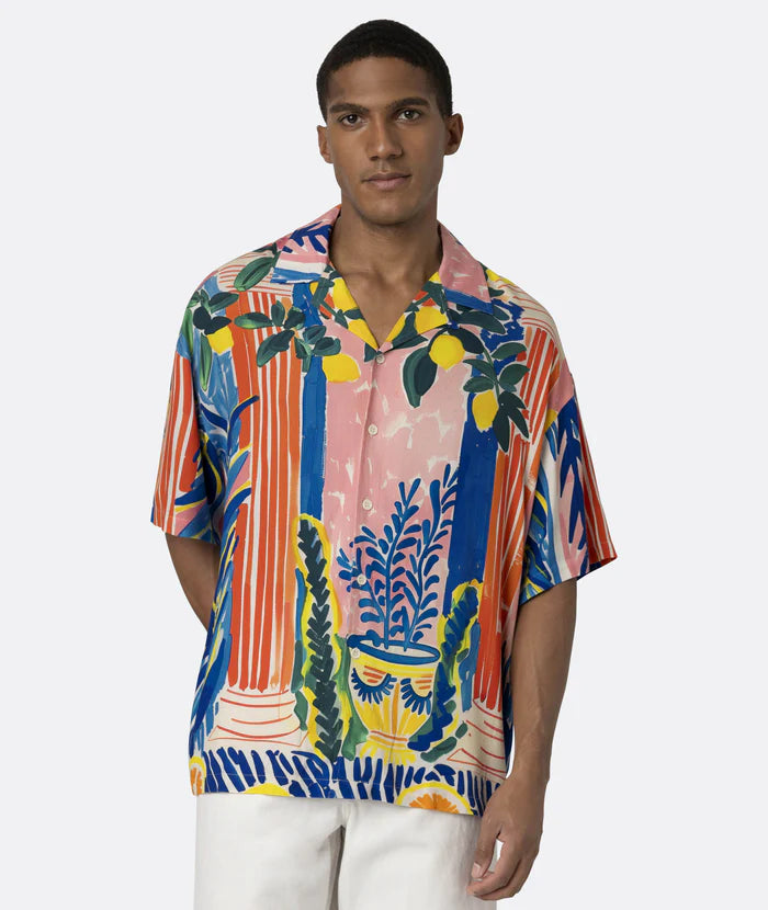 on vacation camisa santorini shirt multi