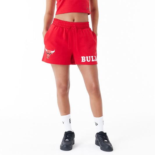 new era pantalón corto chicago bulls NBA team logo