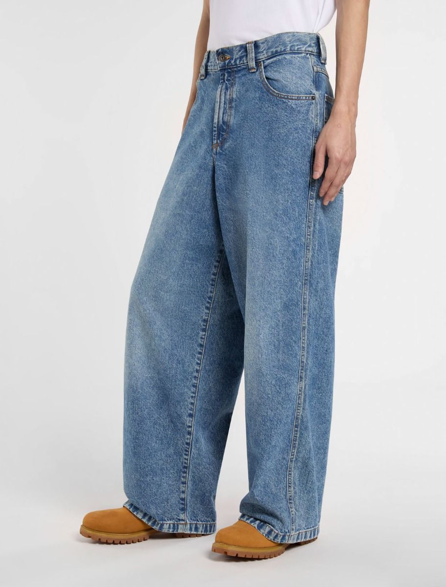 dickies pantalón loose wave demim rinsed fade