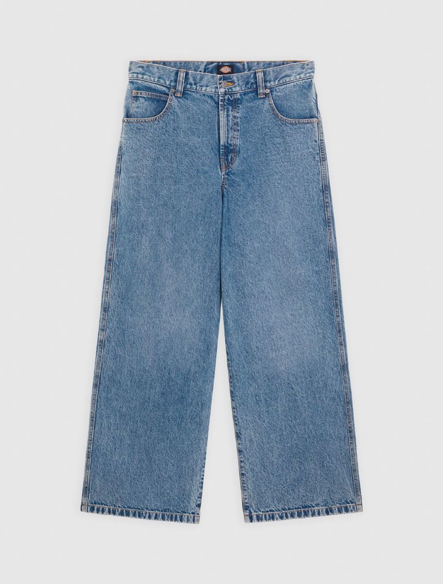 dickies pantalón loose wave demim rinsed fade
