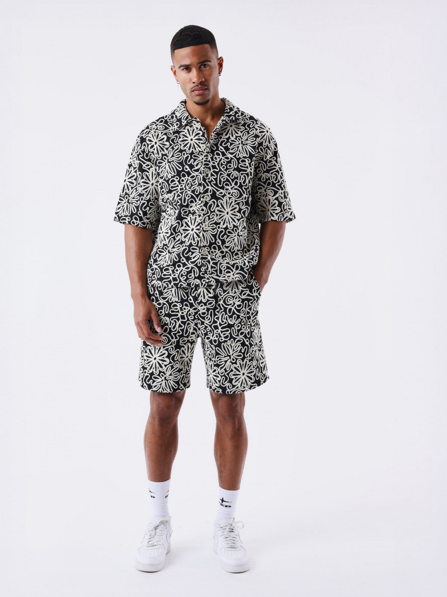 project x paris camisa bordada multicapa 2510209-bk