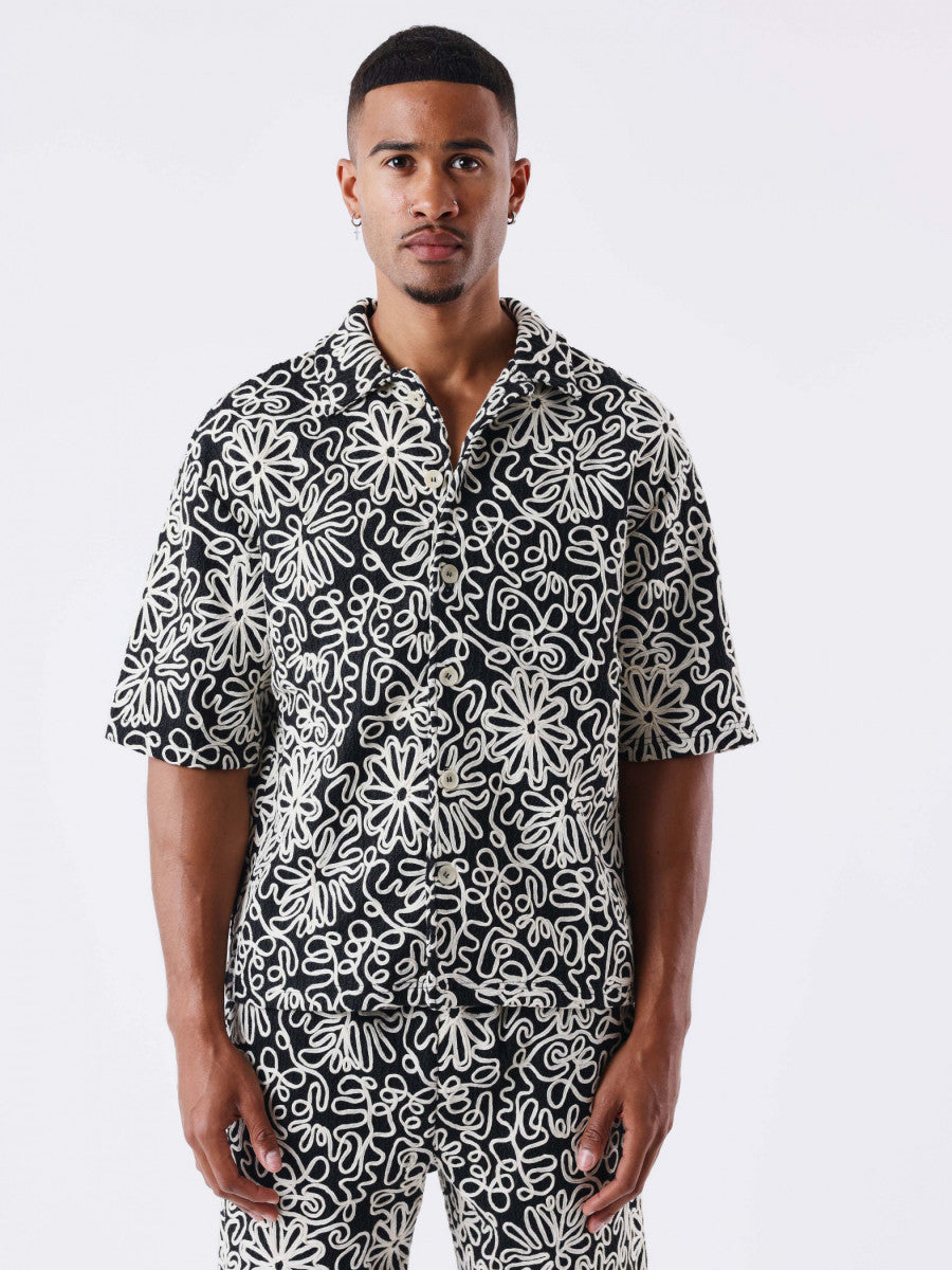 project x paris camisa bordada multicapa 2510209-bk