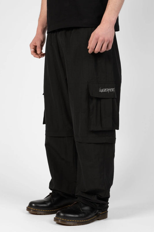 wasted paris pantalón blade hunter black fade