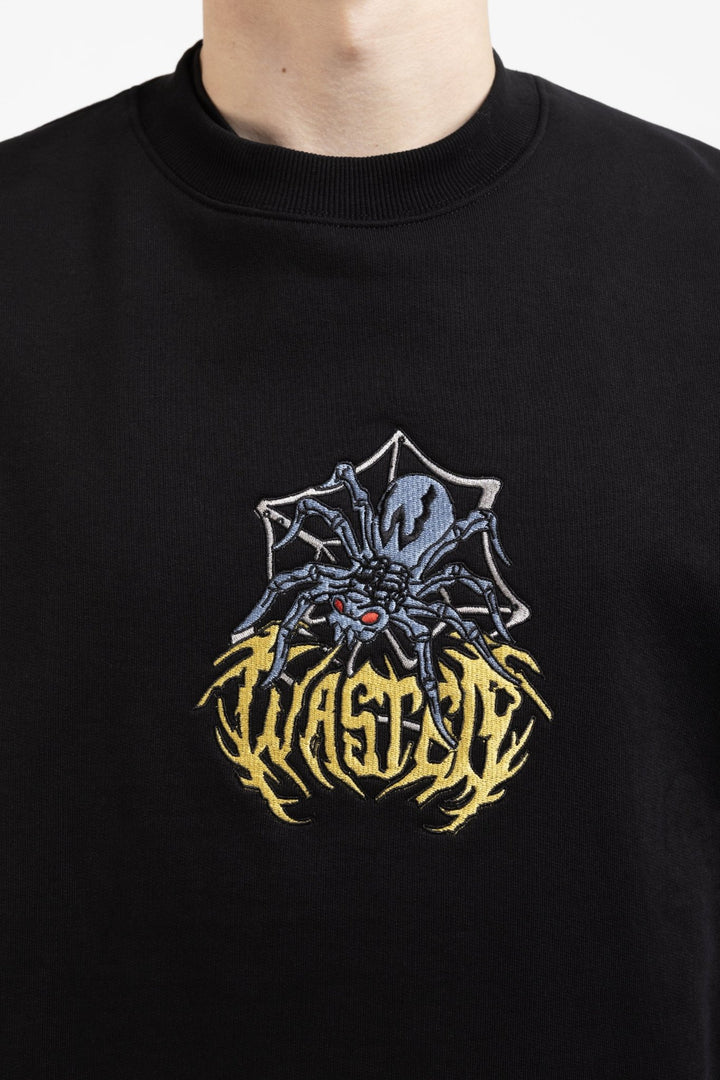 wasted paris sudadera prey crewneck black