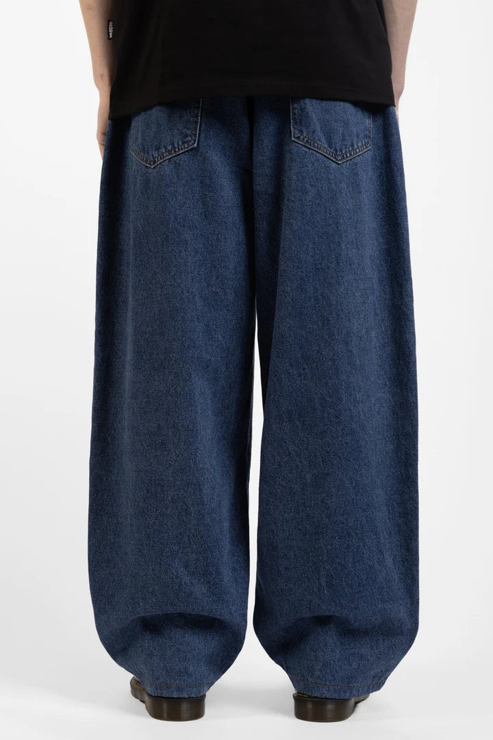 wasted paris pantalón signature rod washed blue