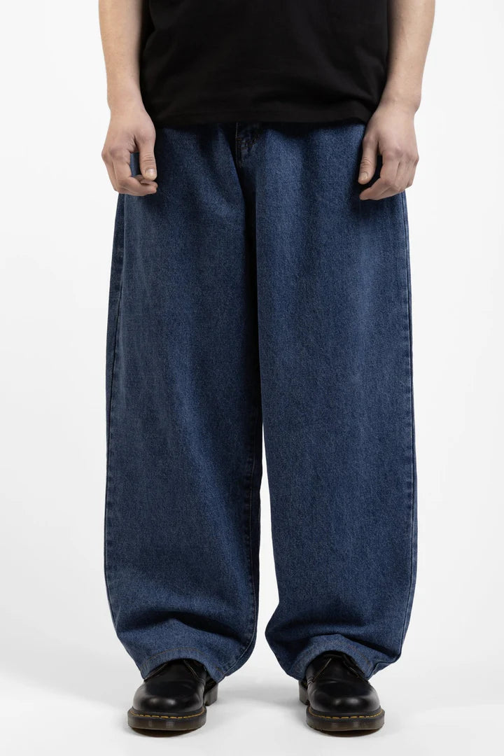 wasted paris pantalón signature rod washed blue
