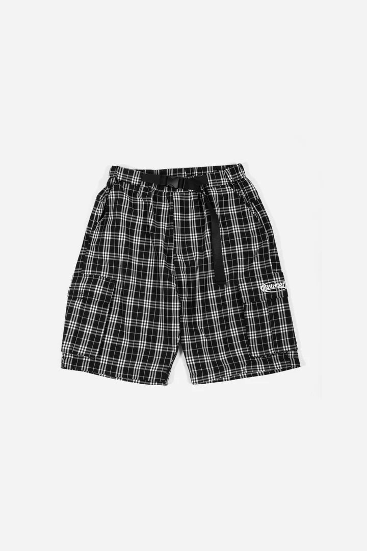 wasted paris pantalón yard tartan hunter black