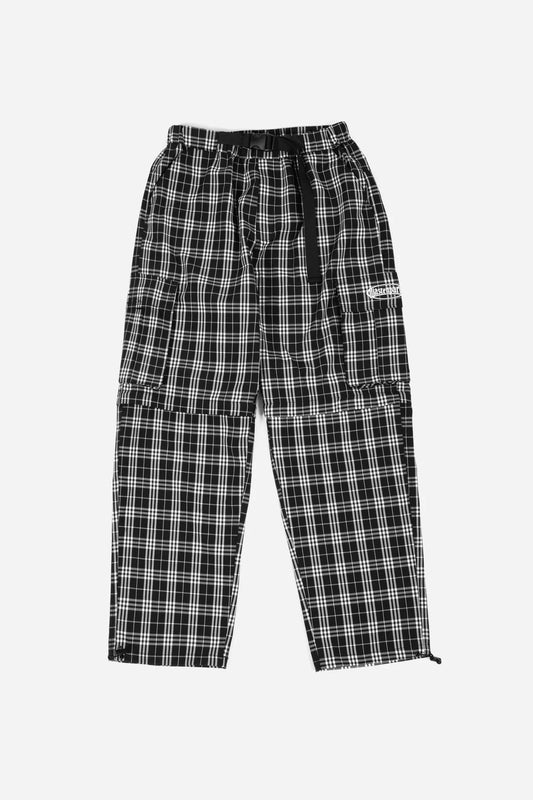 wasted paris pantalón yard tartan hunter black