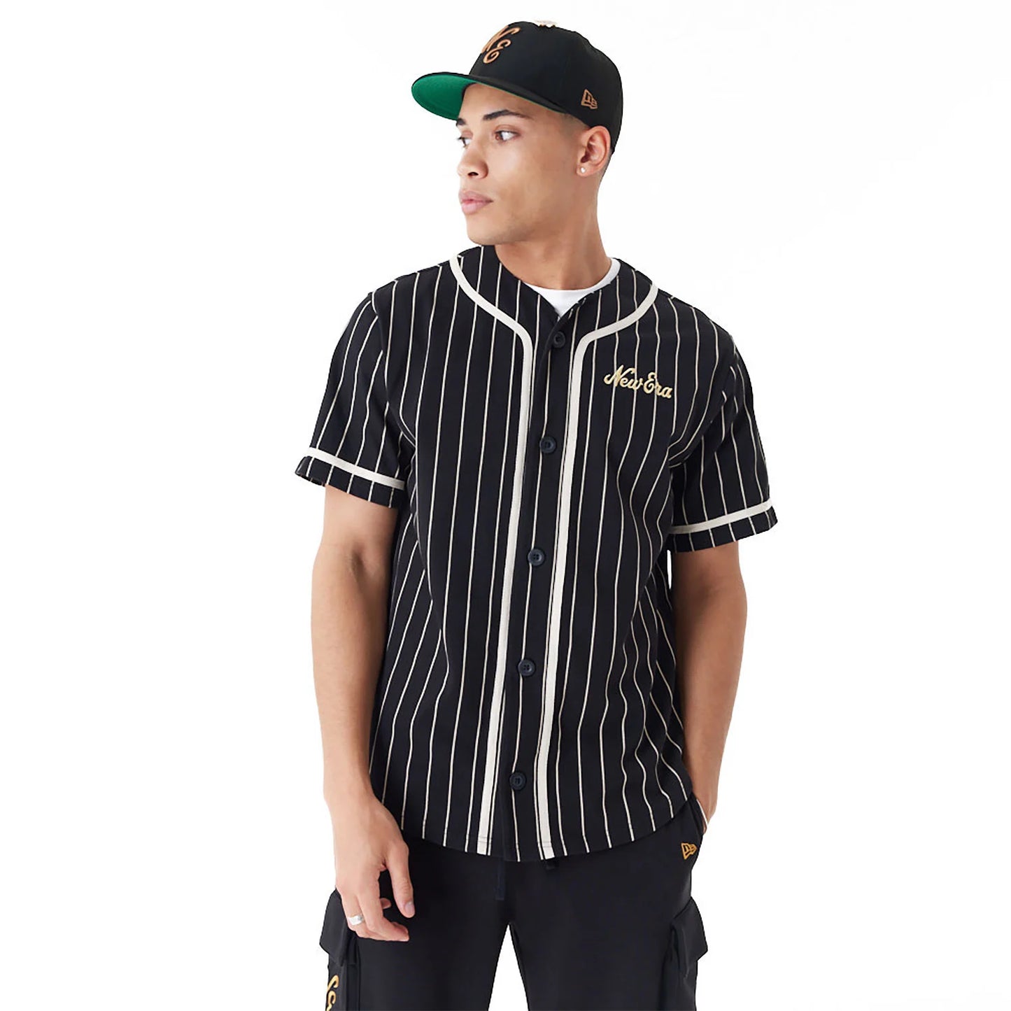 New Era camiseta jersey pinstripe unisex