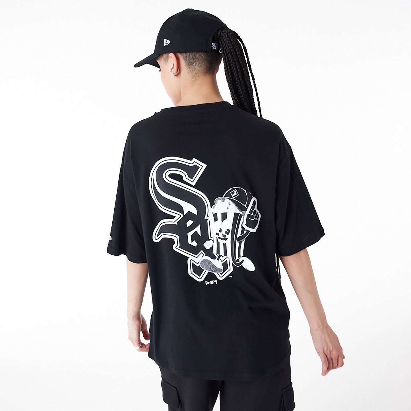 new era camiseta chicago White Sox MLB food graphic oversized