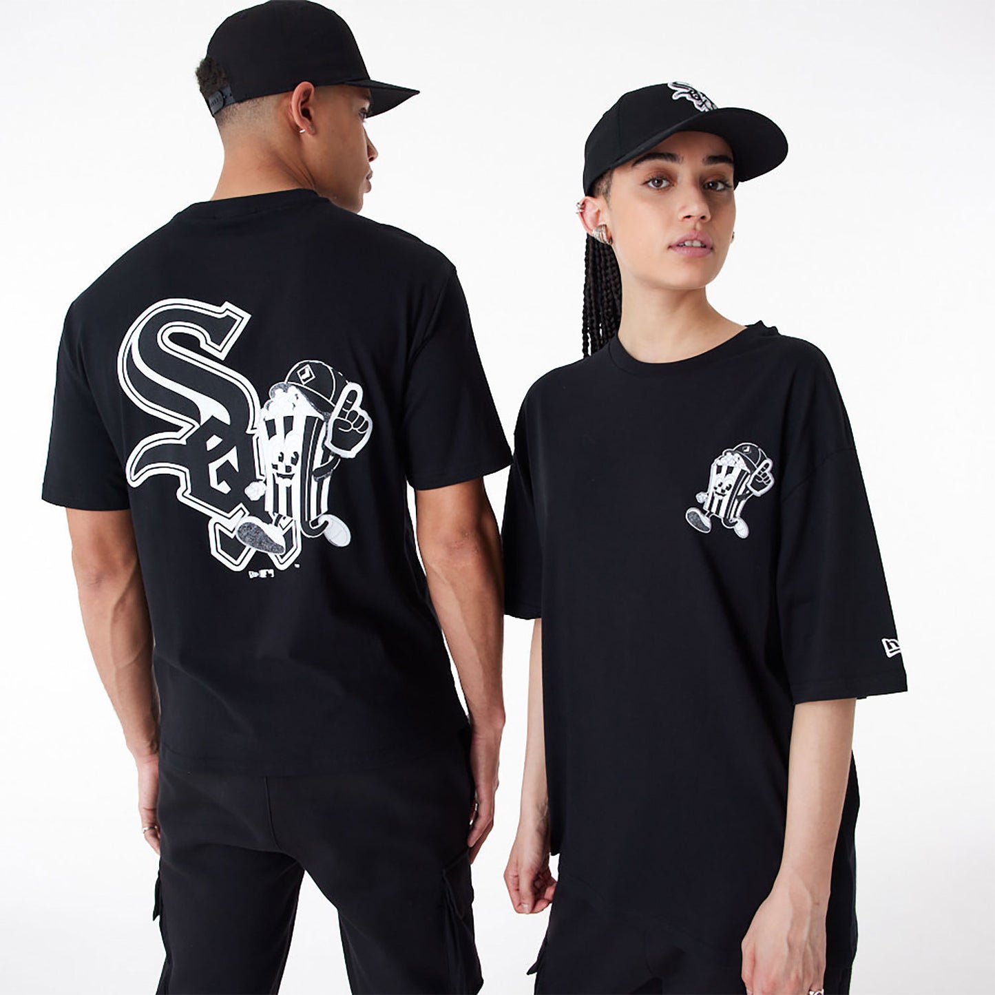 new era camiseta chicago White Sox MLB food graphic oversized