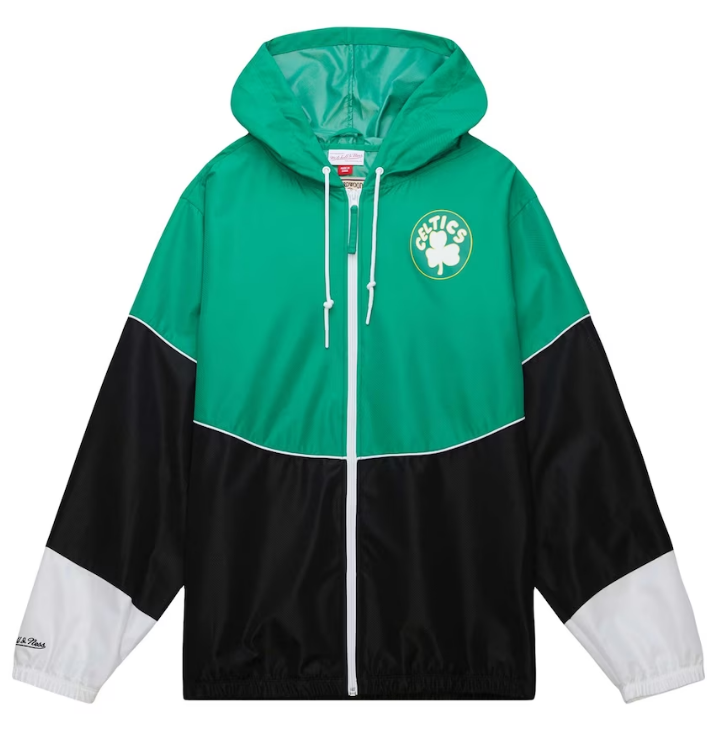 mitchell & ness chaqueta widbreaker boston celtics
