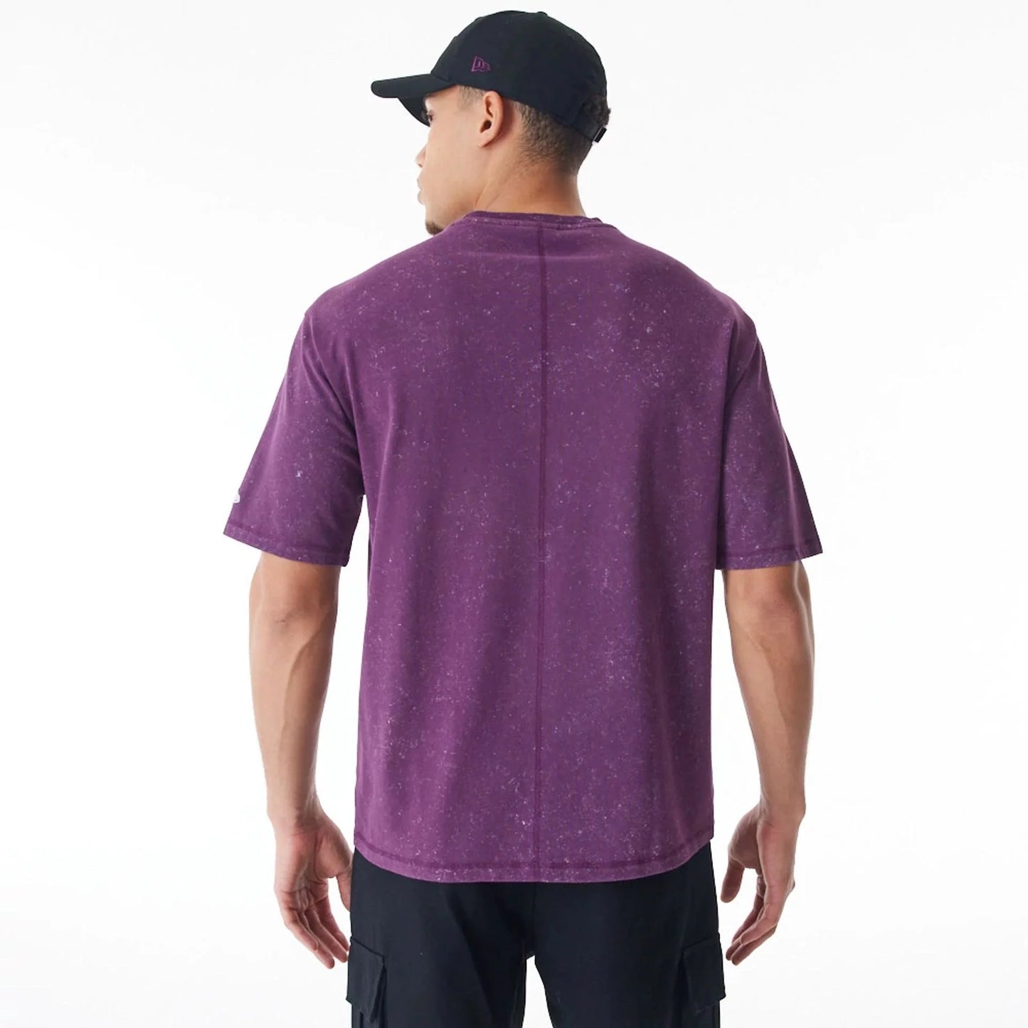 new era camiseta oversized ne washed morado