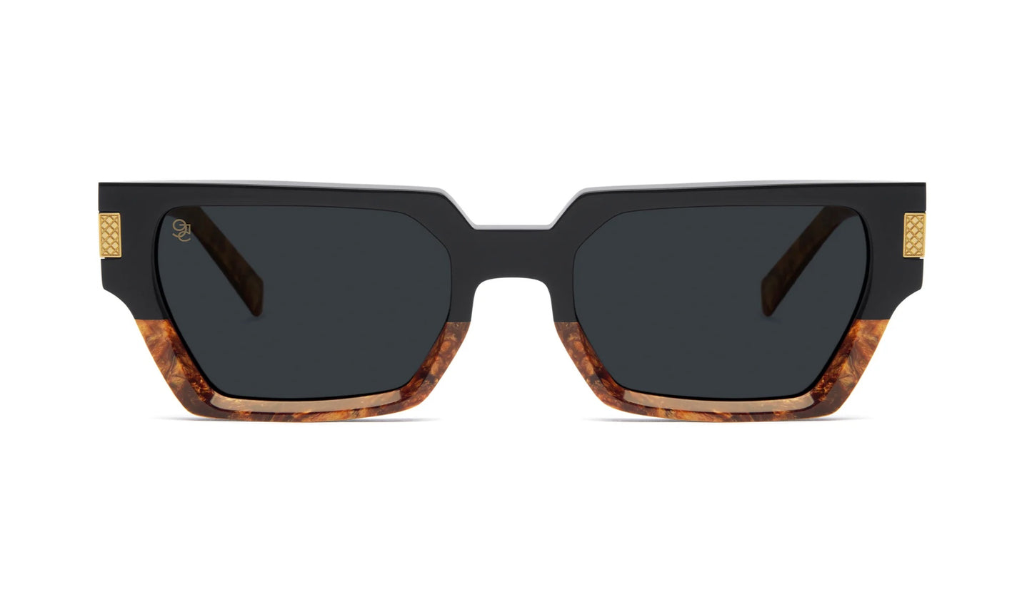 9five gafas de sol locks gold marble sunglasses – limited
