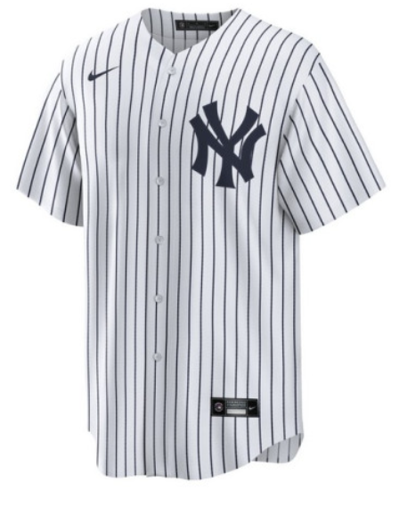 nike mlb beisbolera new york yankees replica home jersey pinstripe