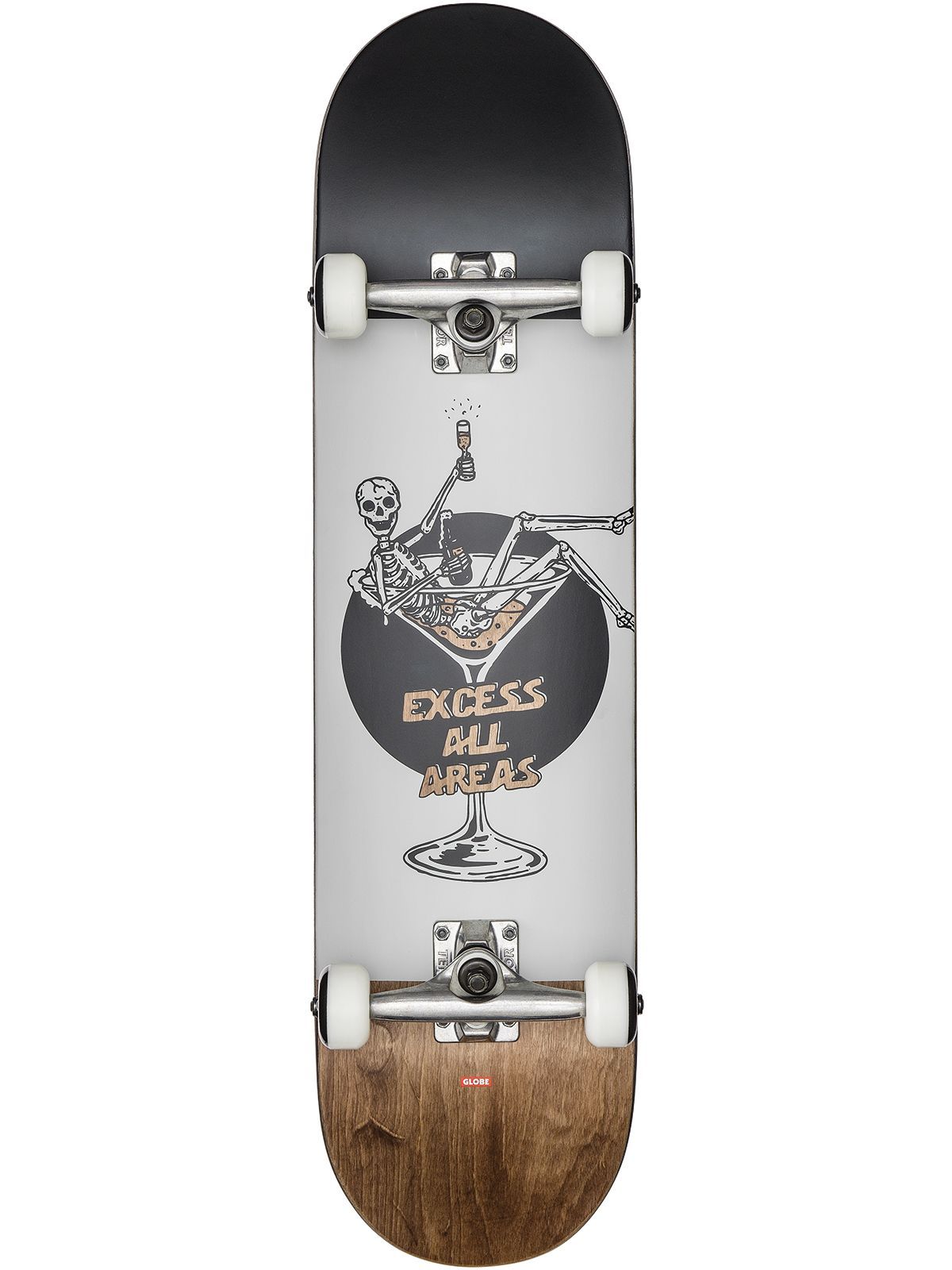 Globe Tabla de Skate G1 Excess White/Brown 8.0"