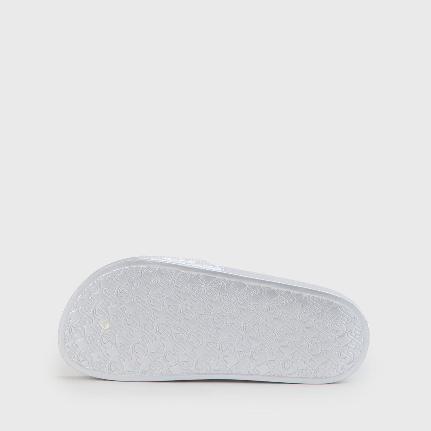 buffalo london chanclas rio glitter plateada