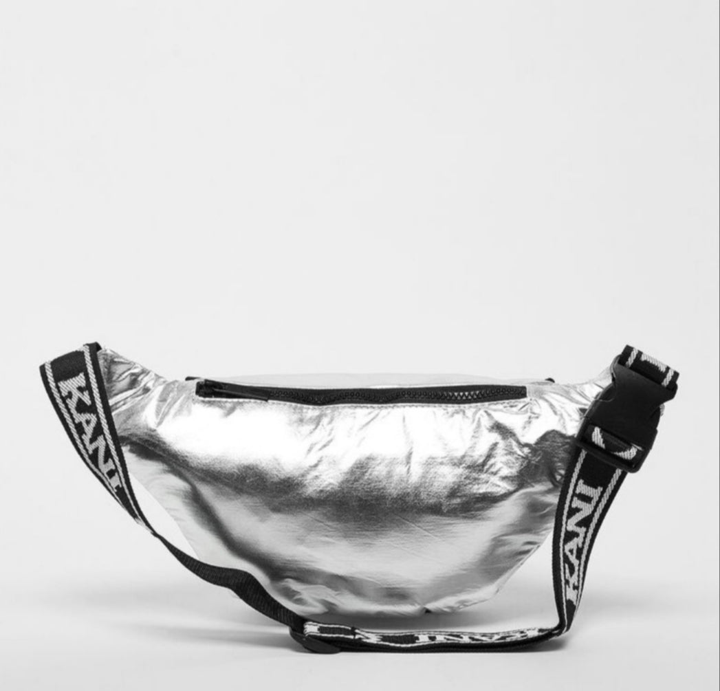 karl kani riñonera signature tape waist plata