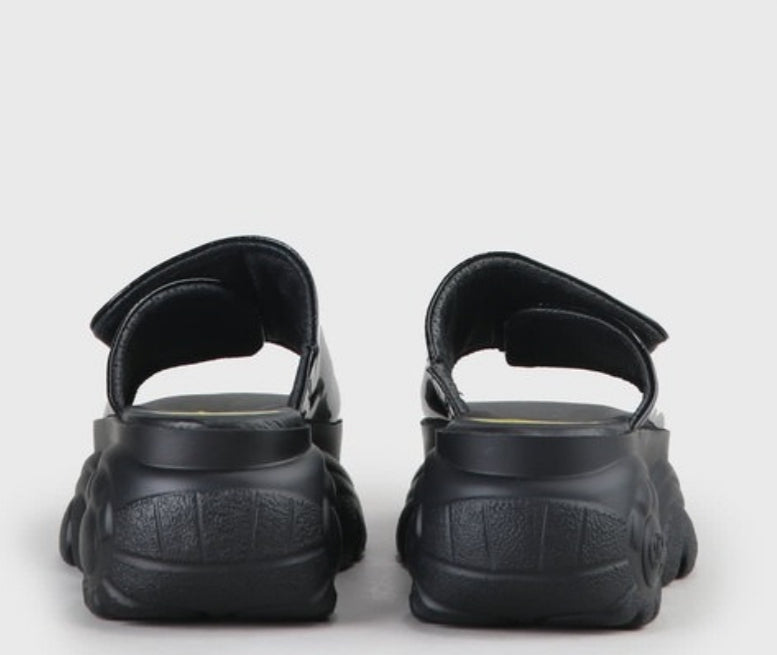 Buffalo London Sandalias Clásicas Negras