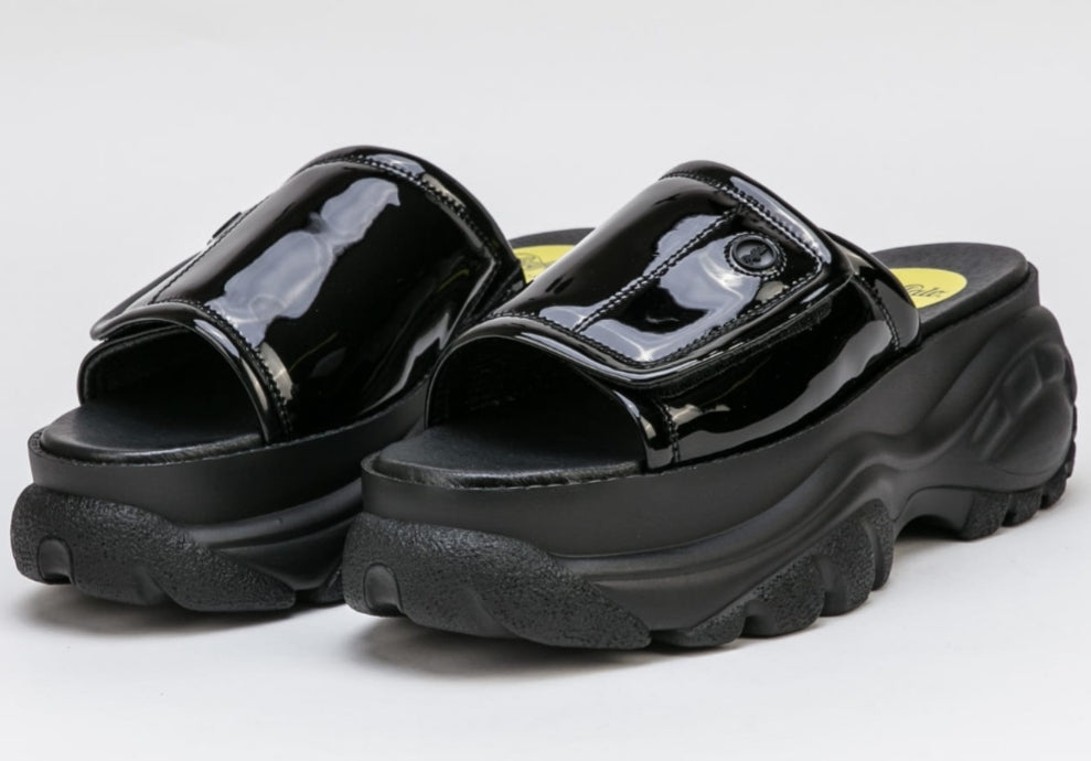 Buffalo London Sandalias Clásicas Negras