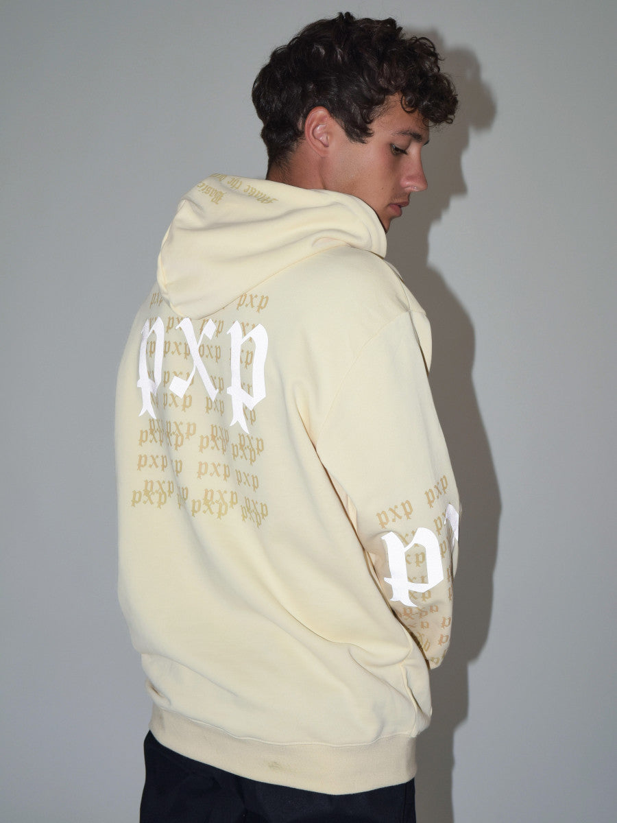 project x paris Sudadera con estampado gotico - Blanco marfil