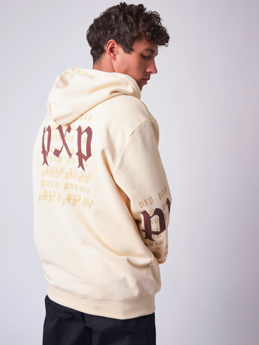 project x paris Sudadera con estampado gotico - Blanco marfil