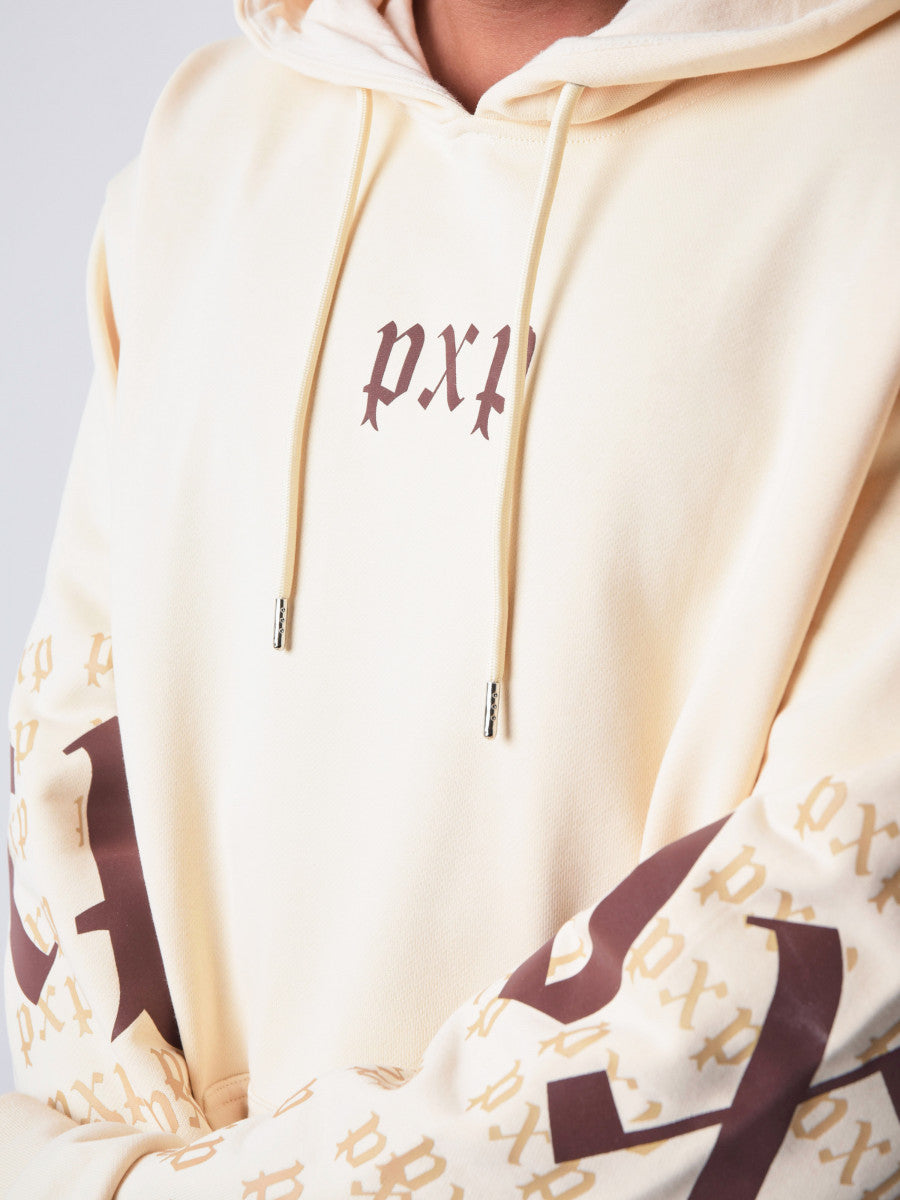 project x paris Sudadera con estampado gotico - Blanco marfil
