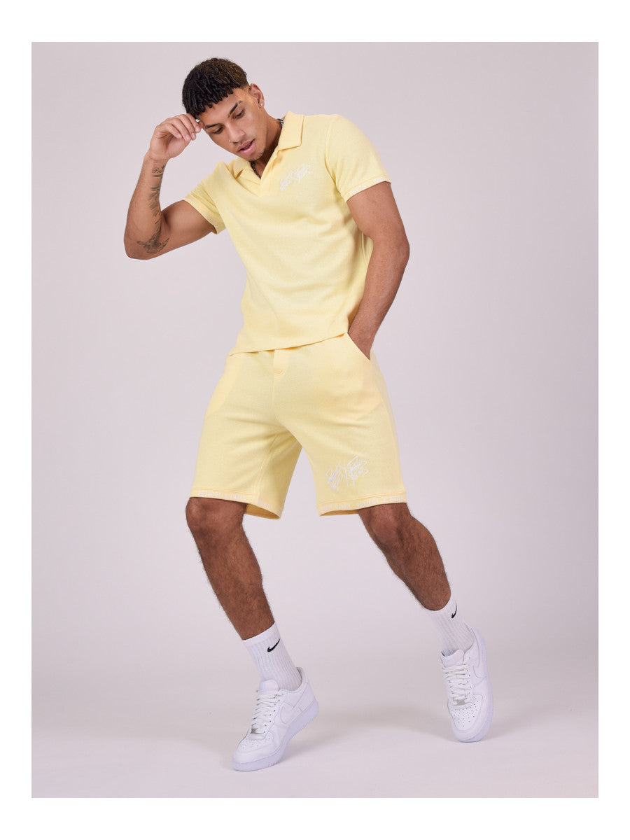 project x paris bermuda estilo punto suave- amarillo