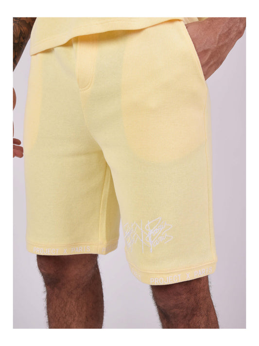 project x paris bermuda estilo punto suave- amarillo