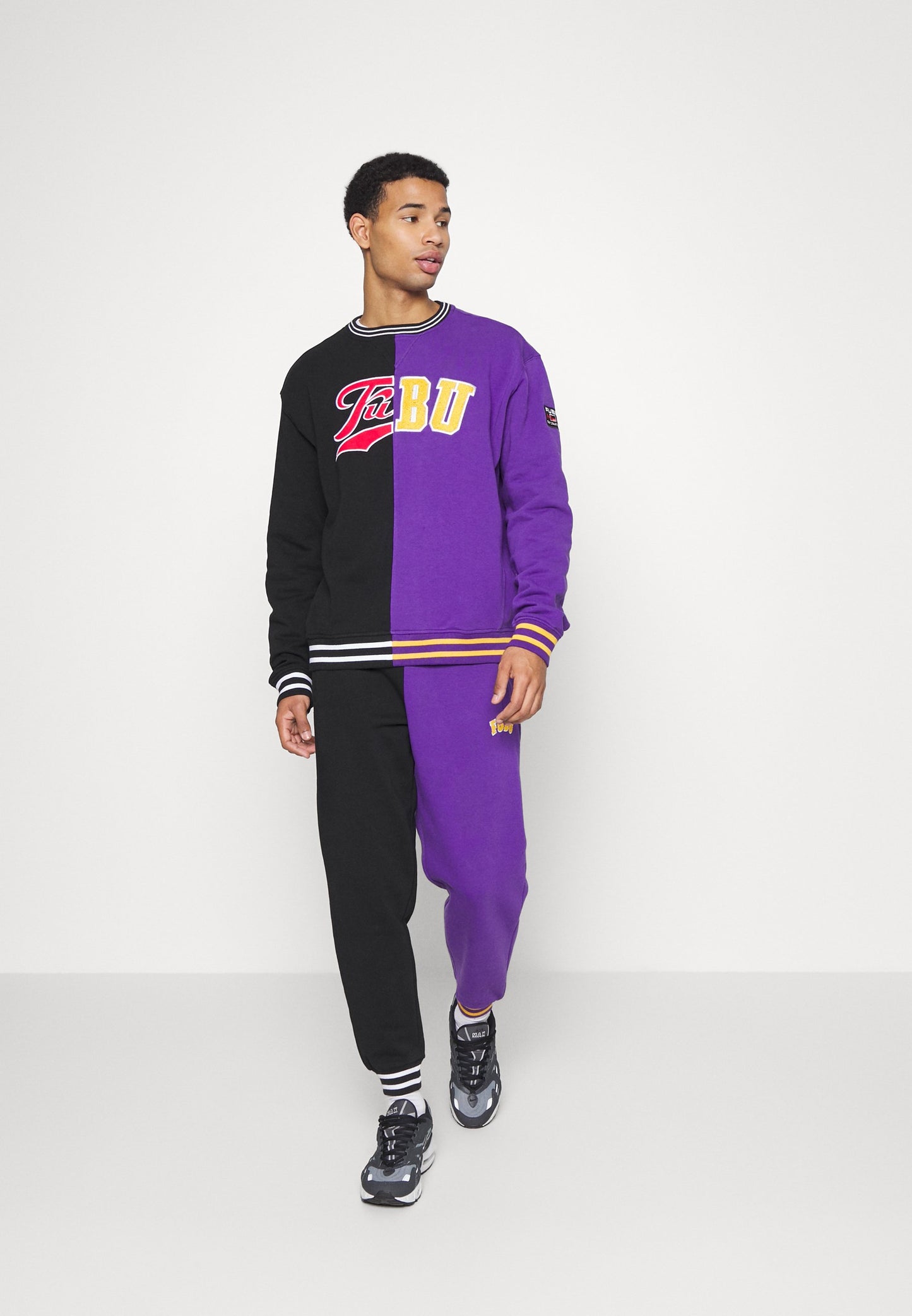 fubu pantalón college split jogger