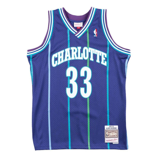 Mitchell & Ness Camisilla Charlotte Hornets Alonzo Mourning