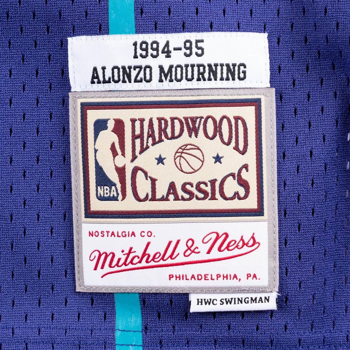 Mitchell & Ness Camisilla Charlotte Hornets Alonzo Mourning