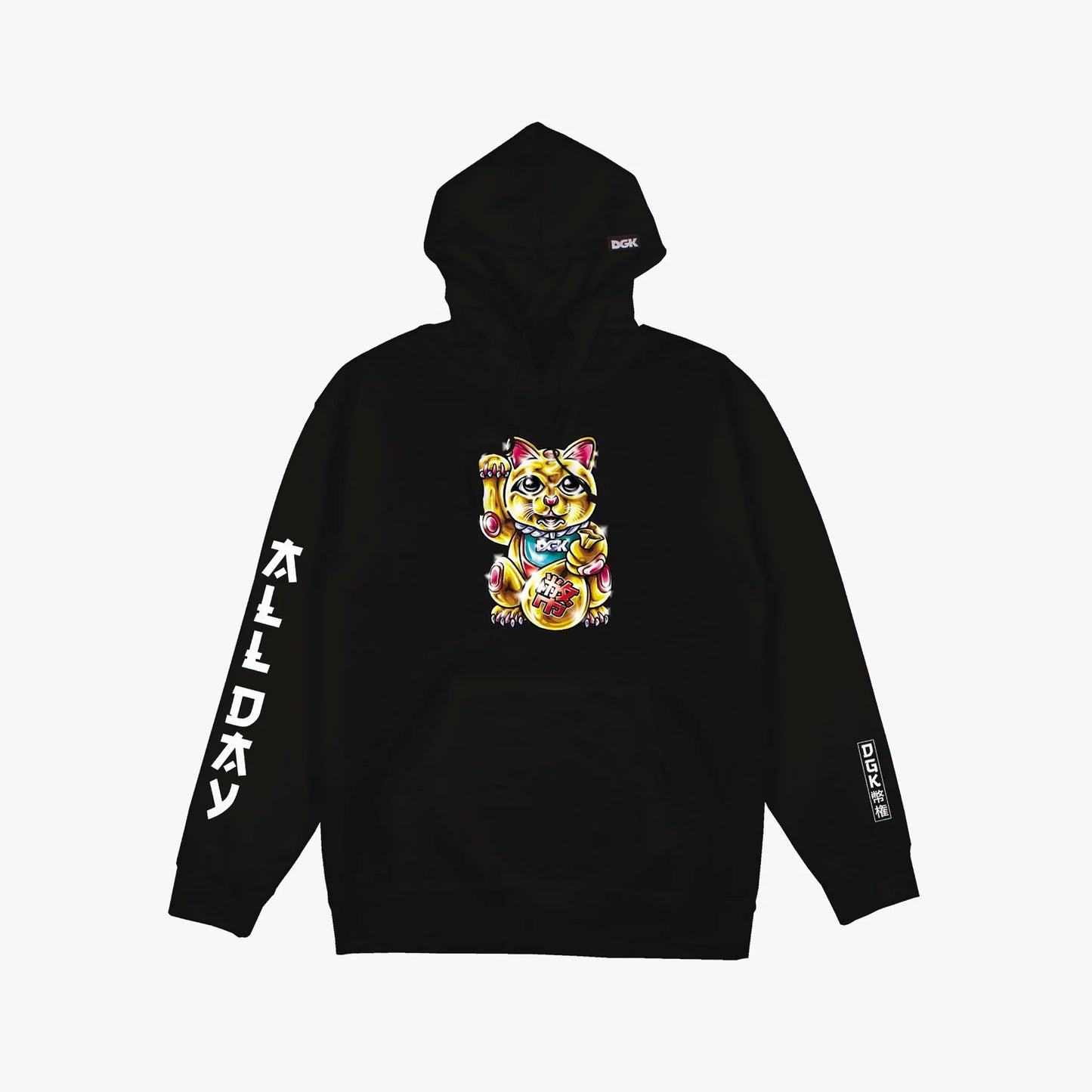 dgk sudadera golden cat black