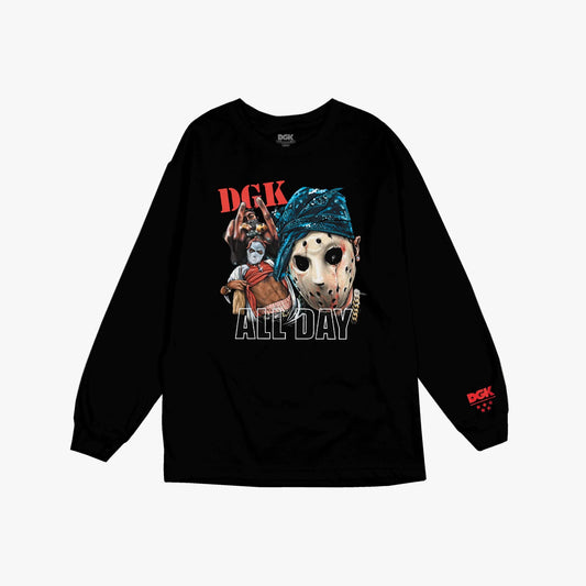 dgk camiseta manga larga animated black