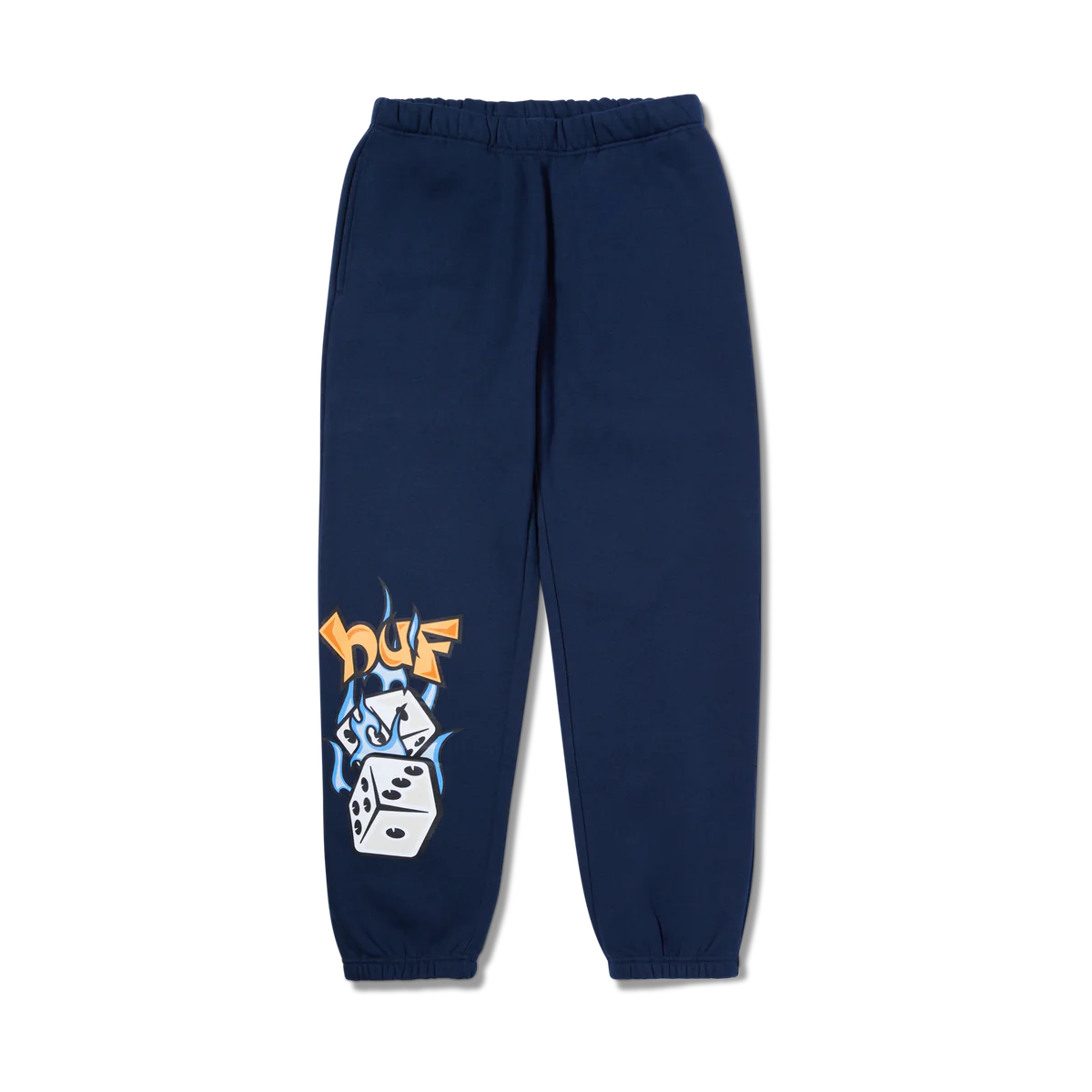 huf pantalon dicey fleece azul
